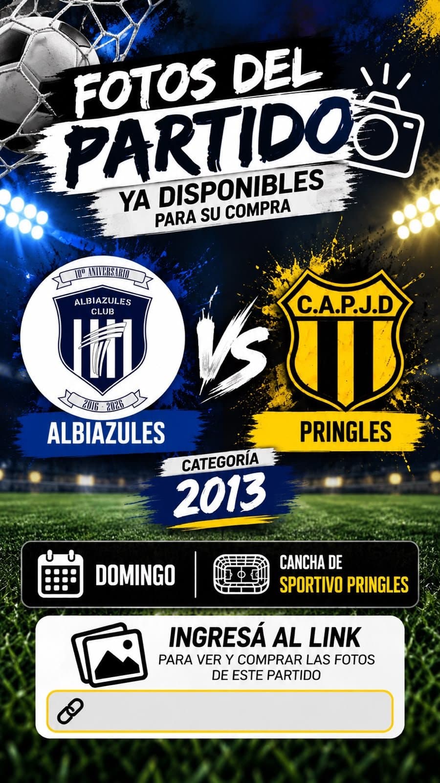 ALBIAZULES VS PRINGLES (JD) 2013