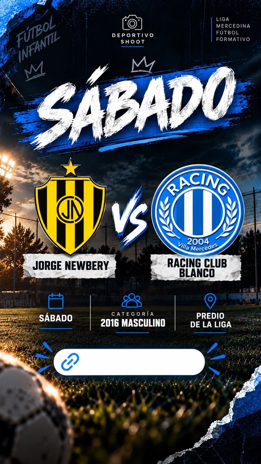 JORGE NEWBERY VS RACING CLUB BLANCO 2016